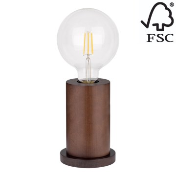 Bordslampa TASSE 1xE27/25W/230V bok -FSC-certifierad