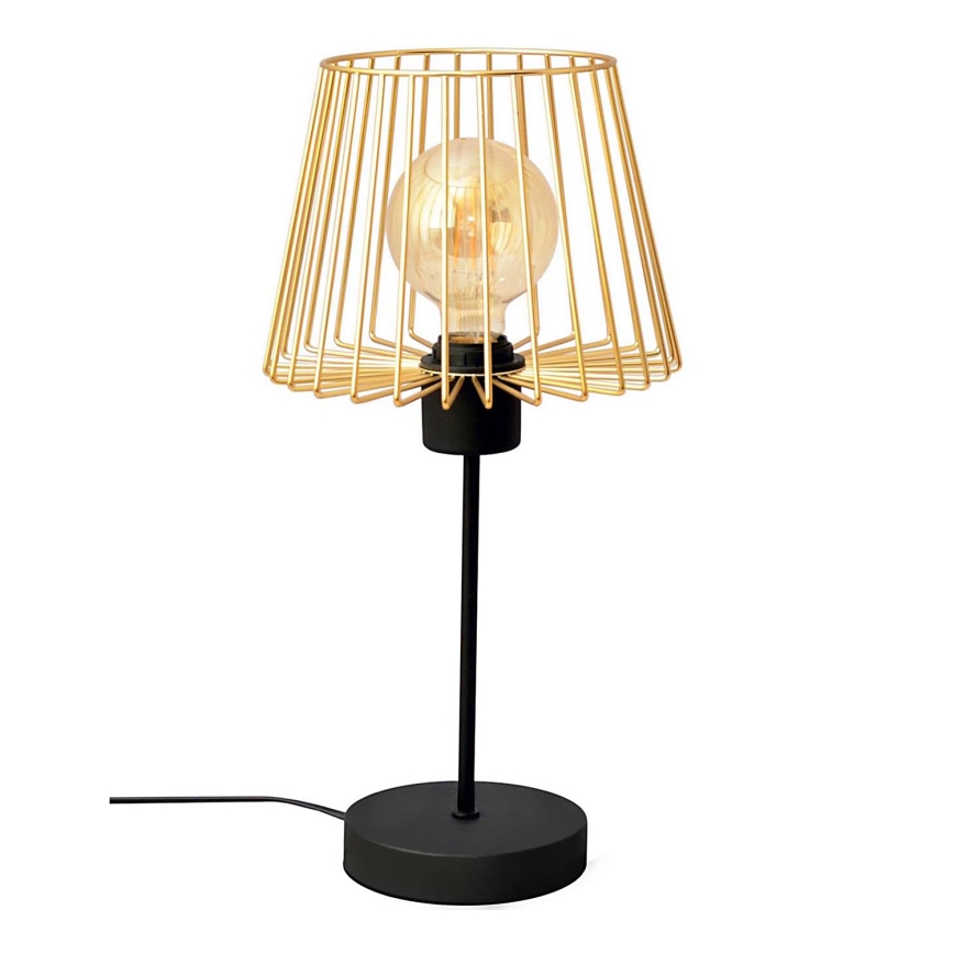 Bordslampa TORRI 1xE27/15W/230V guld/svart