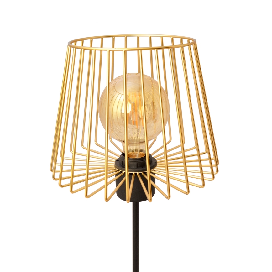 Bordslampa TORRI 1xE27/15W/230V guld/svart