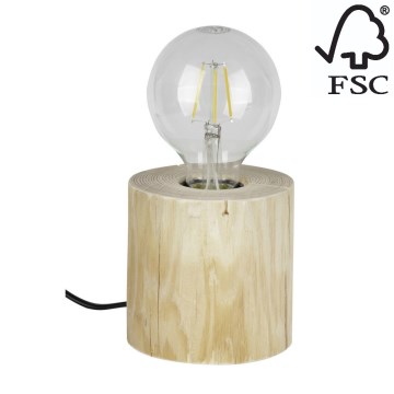 Bordslampa TRABO 1xE27/25W/230V - FSC-certifierad