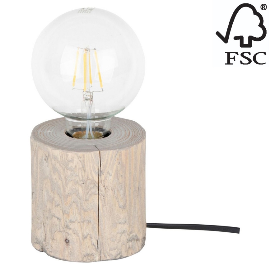 Bordslampa TRABO 1xE27/25W/230V -FSC-certifierad