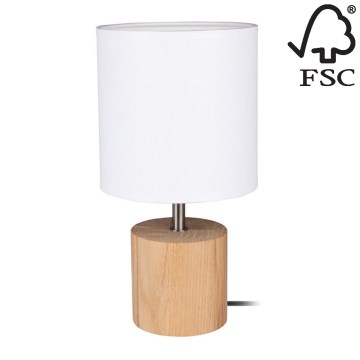 Bordslampa TRONGO ROUND 1xE27/25W/230V - FSC-certifierad
