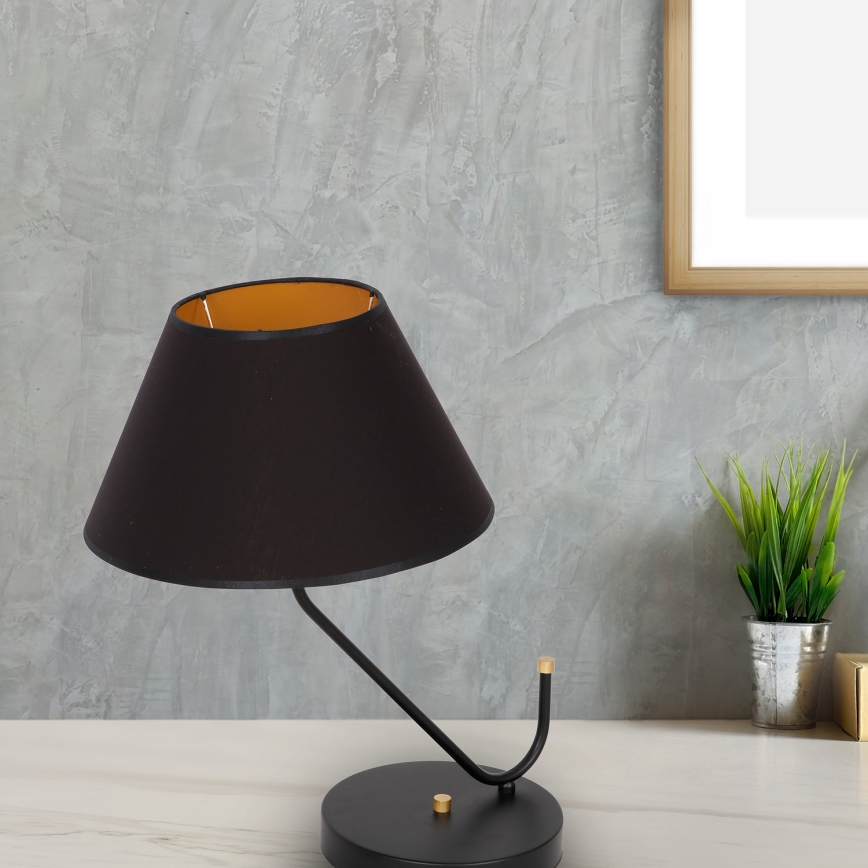 Bordslampa VICTORIA 1xE27/60W/230V svart