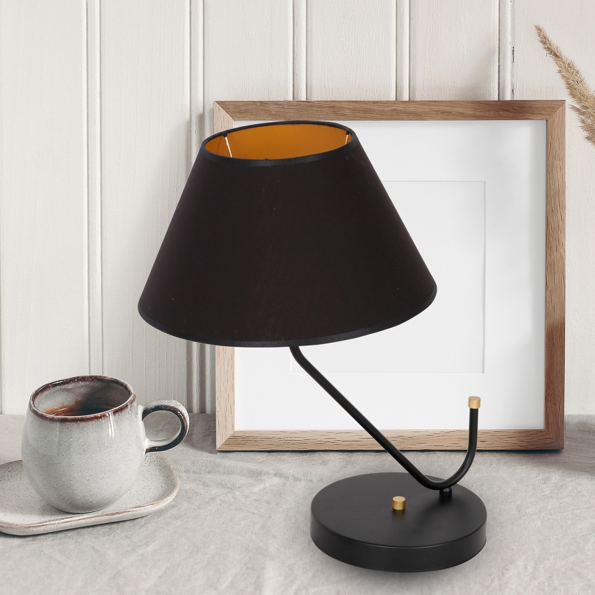 Bordslampa VICTORIA 1xE27/60W/230V svart