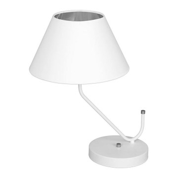 Bordslampa VICTORIA 1xE27/60W/230V vit
