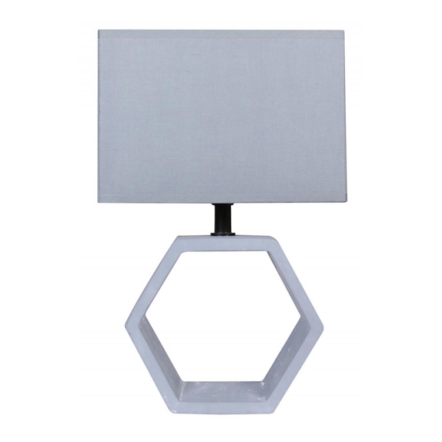 Bordslampa VIDAL 1xE27/40W/230V grå