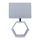 Bordslampa VIDAL 1xE27/40W/230V grå