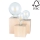Bordslampa VINCENT 3xE27/15W/230V - FSC-certifierad