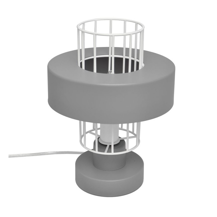 Bordslampa VOLTA 1xE27/15W/230V grå