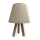 Bordslampa  WOOD 1xE27/60W/230V beige