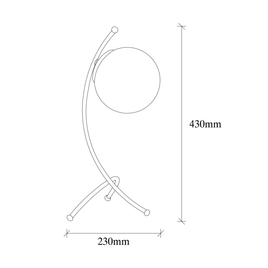 Bordslampa  YAY 1xE27/40W/230V
