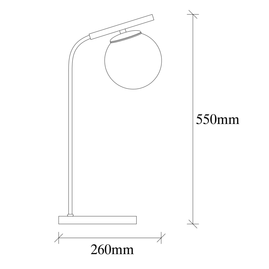 Bordslampa  YILDIZ 1xE27/40W/230V