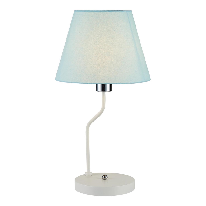 Bordslampa YORK 1xE14/60W/230V vit/blå