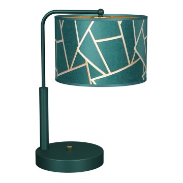 Bordslampa  ZIGGY 1xE27/60W/230V grön/gyllene