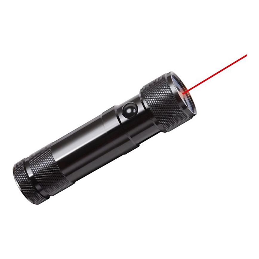 Brennenstuhl - LED-ficklampa med laserpekare LED/3xAAA