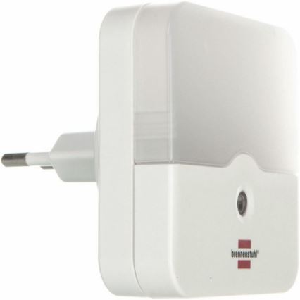 Brennenstuhl - LED Nattlampa med sensor för vägguttag LED/0,85W/230V 3000K