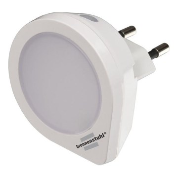 Brennenstuhl - LED orienteringslampa med sensor för vägguttag LED/0,2W/230V