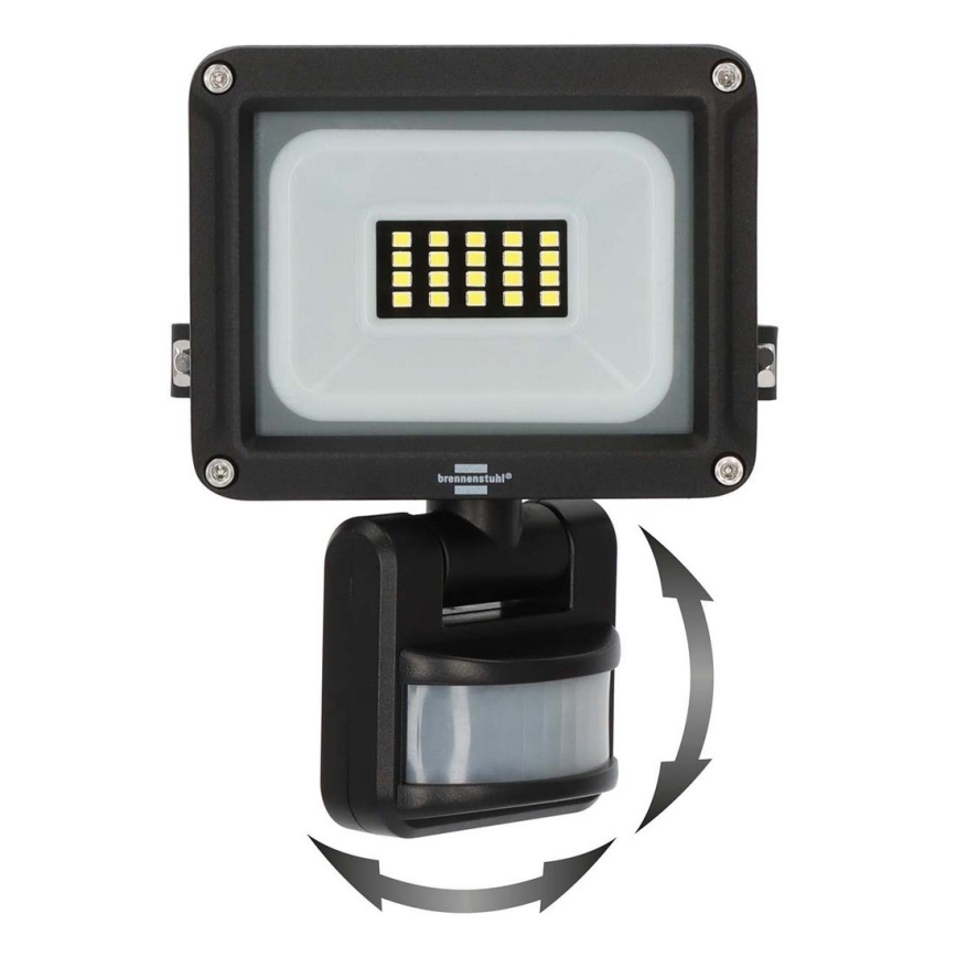 Brennenstuhl - LED Utomhusstrålkastare med en sensor LED/10W/230V 6500K IP65