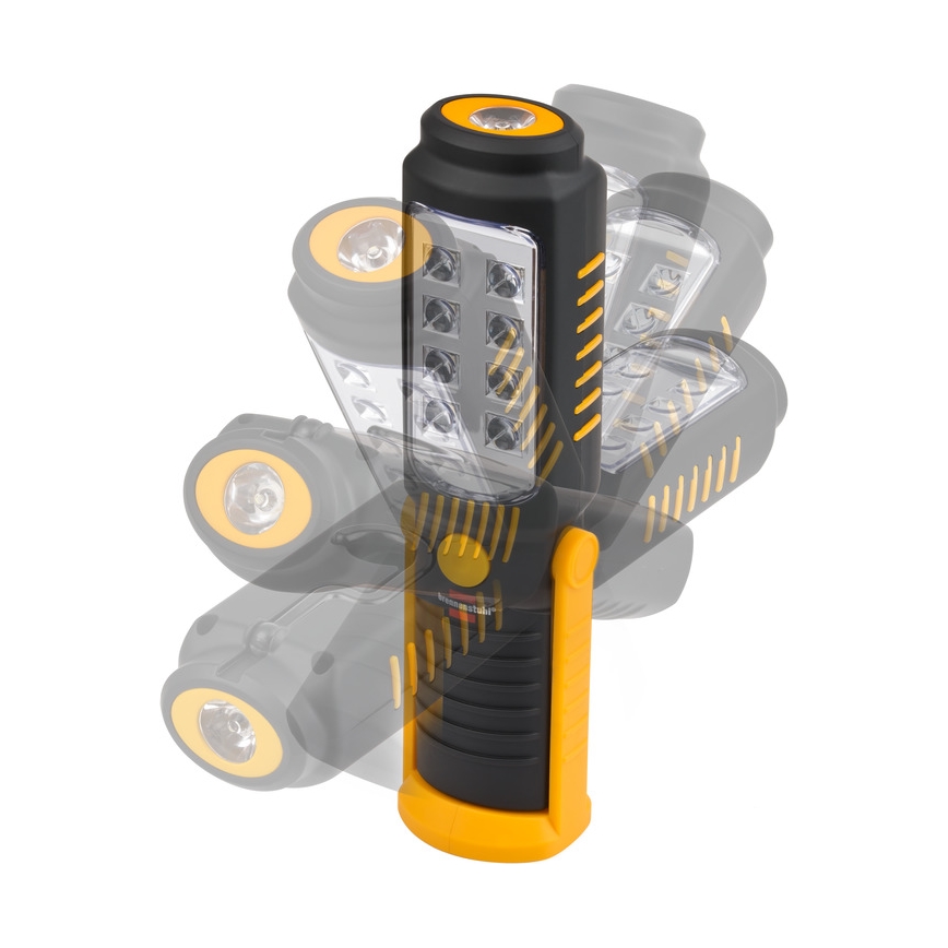 Brennenstuhl - LED Work flashlight LED/3xAA orange
