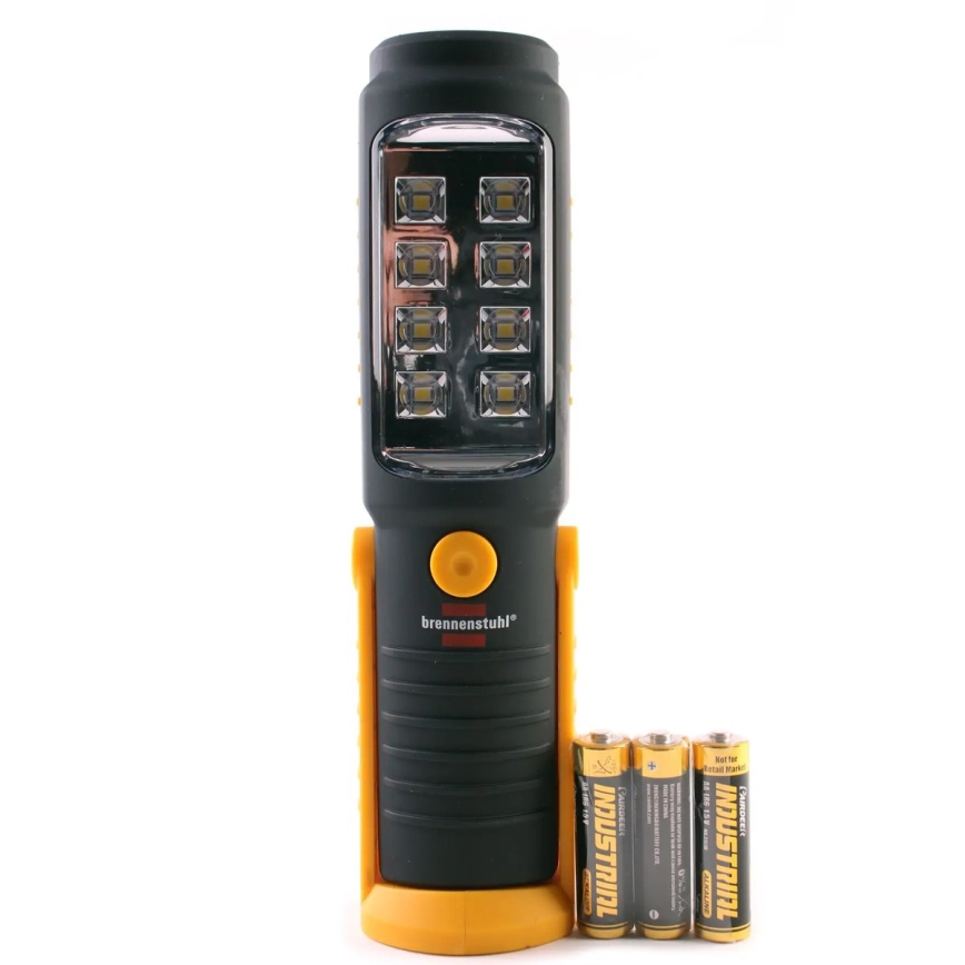 Brennenstuhl - LED Work flashlight LED/3xAA orange