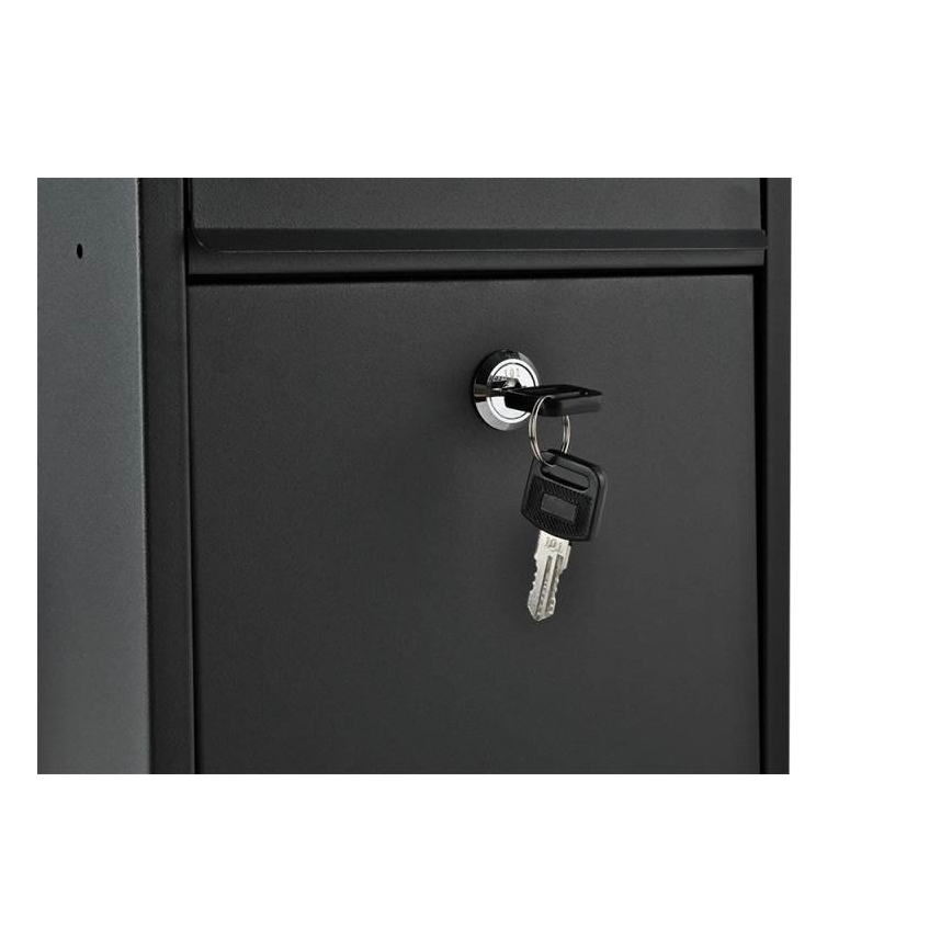 Brevlåda 21,7 x 32 cm, svart