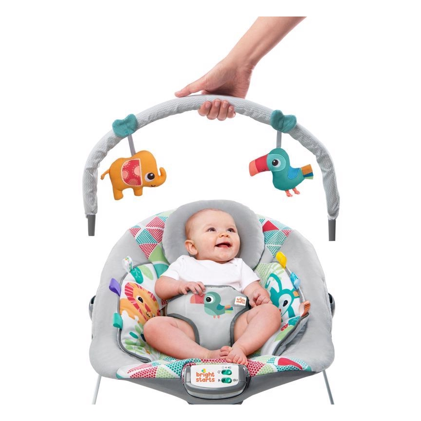Bright Starts - Vibrerande babysitter med musik TOUCAN TANGO