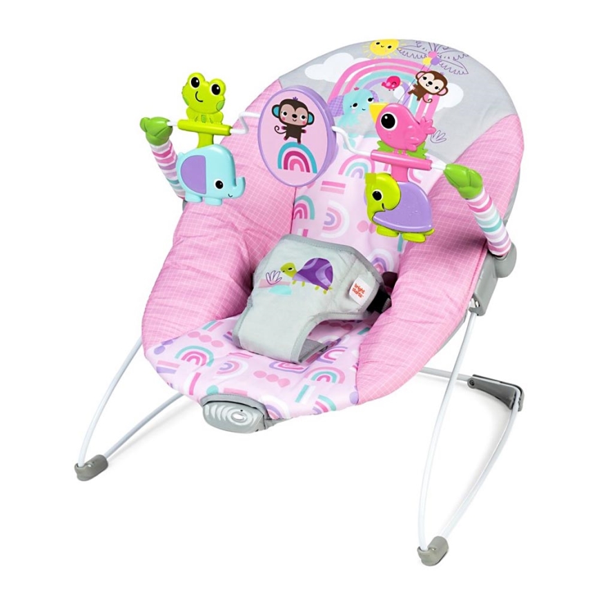 Bright Starts - Vibrerande babysitter PINK PARADISE