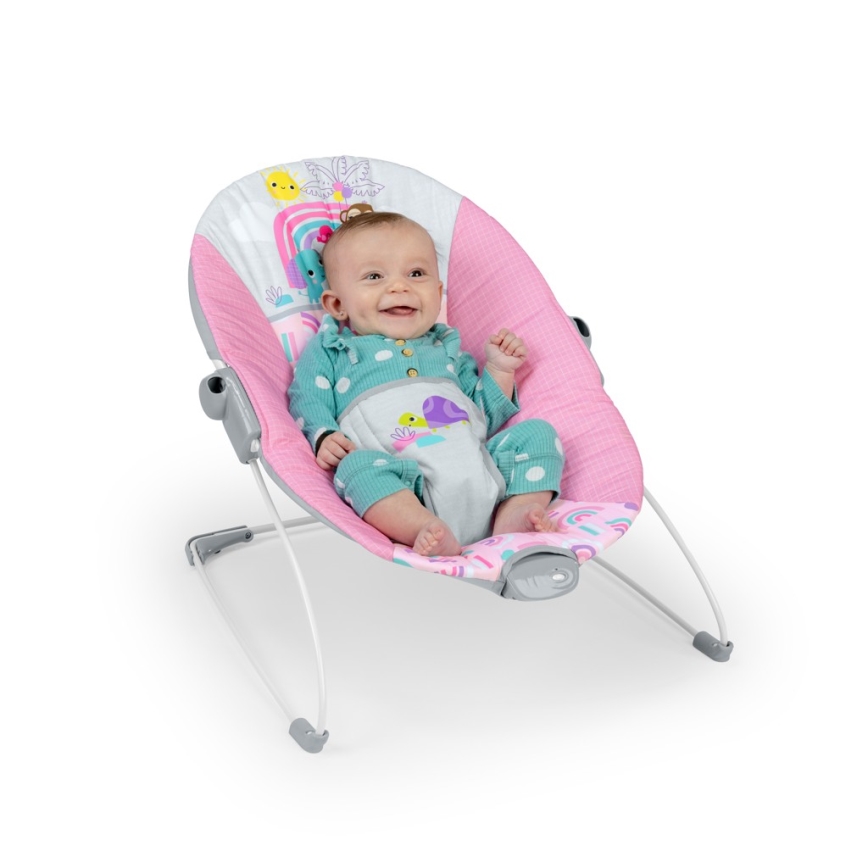 Bright Starts - Vibrerande babysitter PINK PARADISE