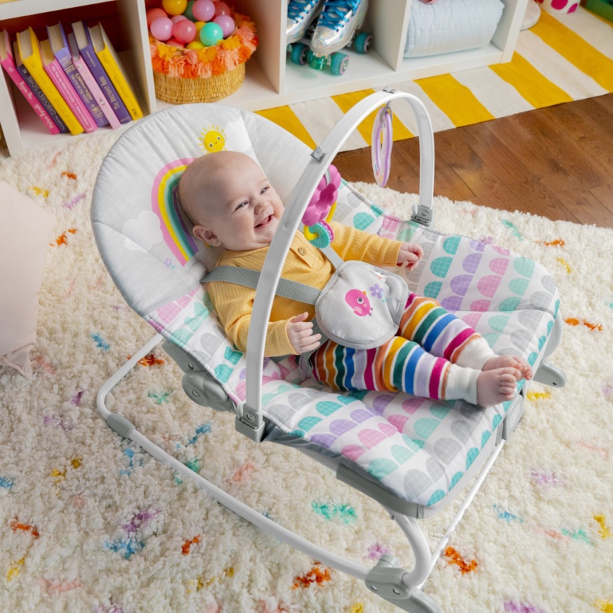 Bright Starts - Vibrerande babysitter ROSY RAINBOW