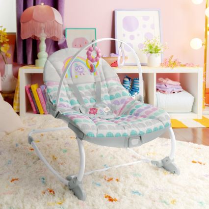 Bright Starts - Vibrerande babysitter ROSY RAINBOW