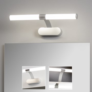 Brilagi - 2-i-1 LED-badrumsspegelbelysning TUBEO LED/6W/230V 40 cm IP44 silver