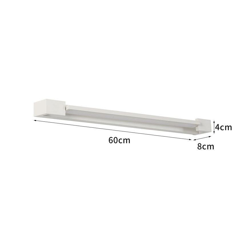 Brilagi - LED-belysning för badrumsspegel AQUA LINE LED/18W/230V 60 cm IP44 vit