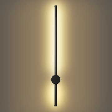 Brilagi - AURA LED utomhusvägglampa 12W/230V 3000K IP54 65 cm svart
