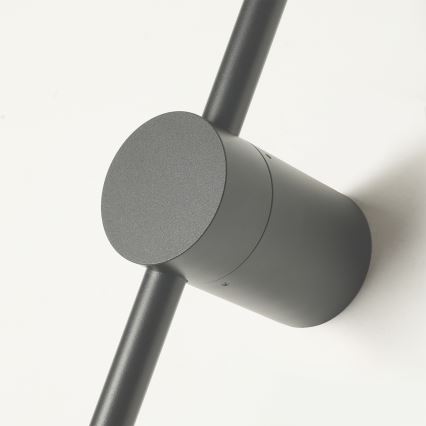 Brilagi - AURA LED utomhusväggarmatur 12W/230V 3000K IP54 65 cm antracit