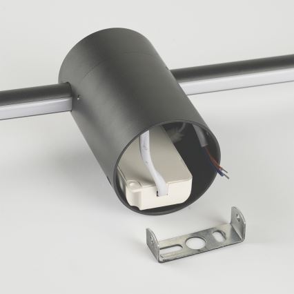 Brilagi - AURA LED utomhusväggarmatur 12W/230V 3000K IP54 65 cm antracit