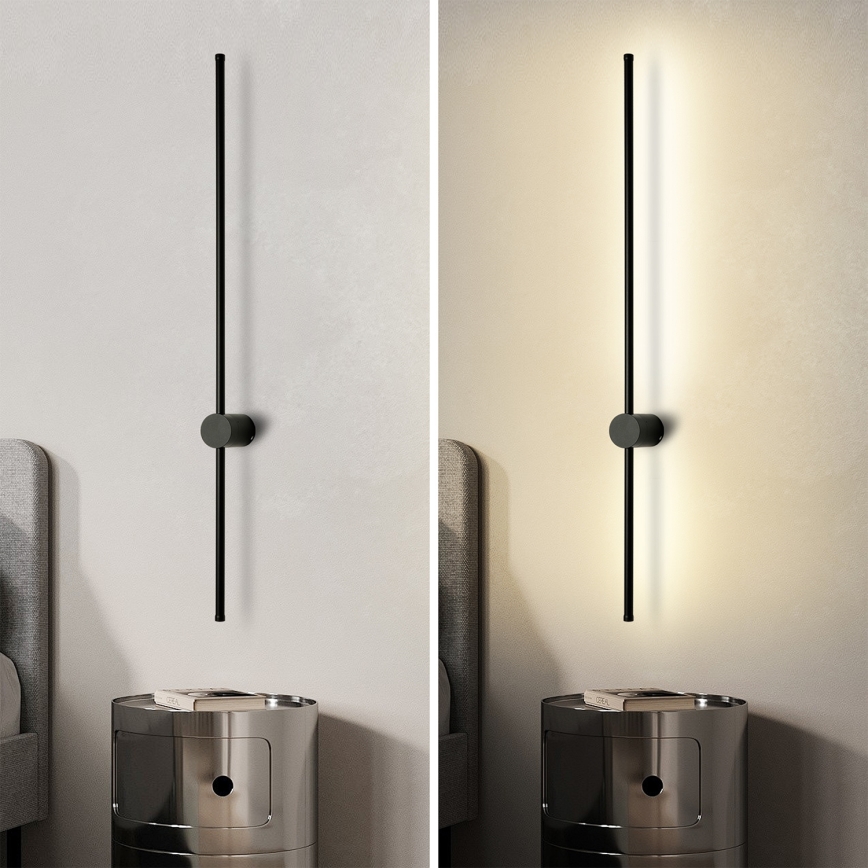 Brilagi - LED utomhusväggarmatur AURA LED/20W/230V 4000K IP54 97 cm svart CRI 90