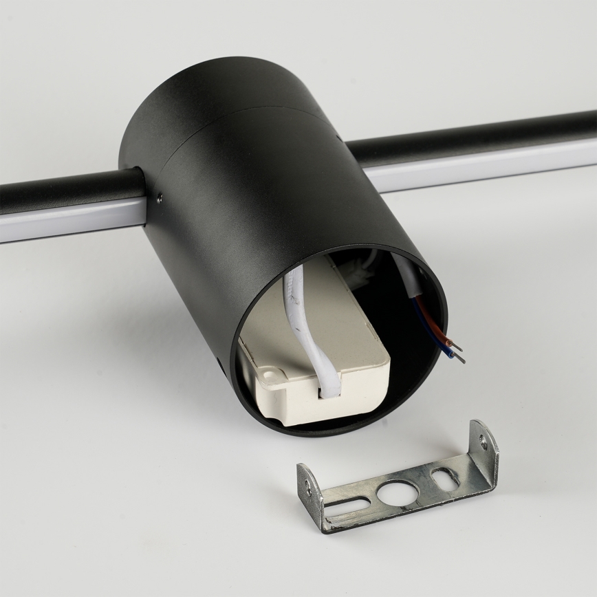 Brilagi - LED utomhusväggarmatur AURA LED/20W/230V 4000K IP54 97 cm svart CRI 90