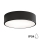 Brilagi - Badrum takbelysning CLARE 2xE27/24W/230V diameter 30 cm svart IP54