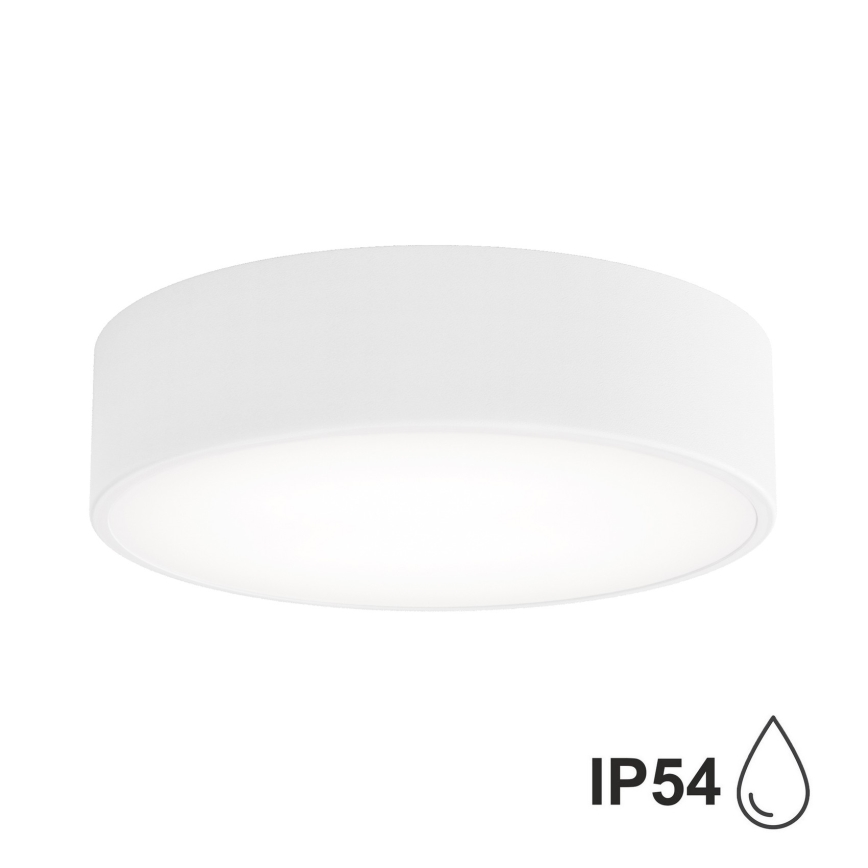 Brilagi - Badrum takbelysning CLARE 2xE27/24W/230V diameter 30 cm vit IP54