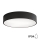 Brilagi - Badrum takbelysning CLARE 3xE27/24W/230V diameter 40 cm svart IP54