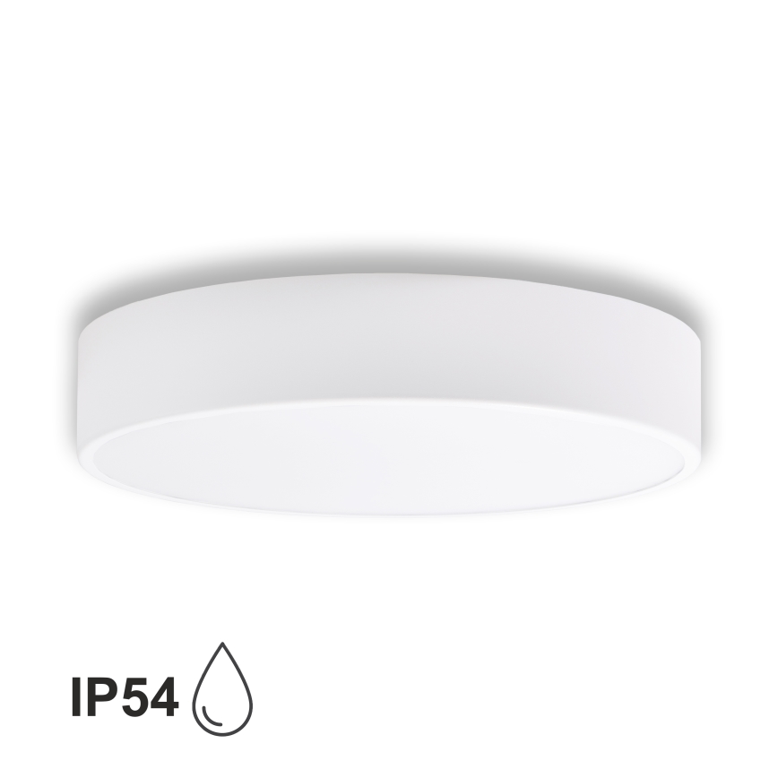 Brilagi - Badrum takbelysning CLARE 3xE27/24W/230V diameter 40 cm vit IP54
