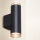 Brilagi - Badrum väggspotlight SELE AQUA 4xGU10/30W/230V IP44 svart