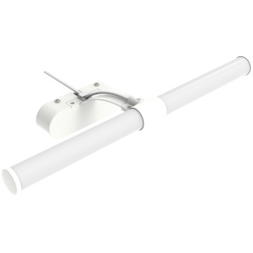Brilagi - Badrumsspegel med LED-belysning TUBEO LED/8W/230V 60 cm IP44 vit