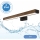 Brilagi - Badrumsspegel med LED-belysning WOODY MIRROR LED/12W/230V 60 cm IP44 ek valnöt/svart