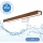 Brilagi - Badrumsspegel med LED-belysning WOODY MIRROR LED/12W/230V 60 cm IP44 ek/vit