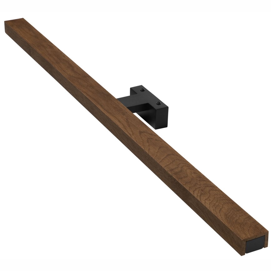 Brilagi - Badrumsspegel med LED-belysning WOODY MIRROR LED/15W/230V 90 cm IP44 ek körsbär/svart