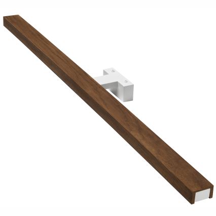 Brilagi - Badrumsspegel med LED-belysning WOODY MIRROR LED/15W/230V 90 cm IP44 ek körsbär/vit