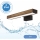 Brilagi - Badrumsspegel med LED-belysning WOODY MIRROR LED/8W/230V 40 cm IP44 ek valnöt/svart