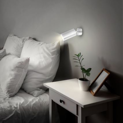 Brilagi - Badrumsspotlight SELE 1xGU10/30W/230V IP44 skinande krom