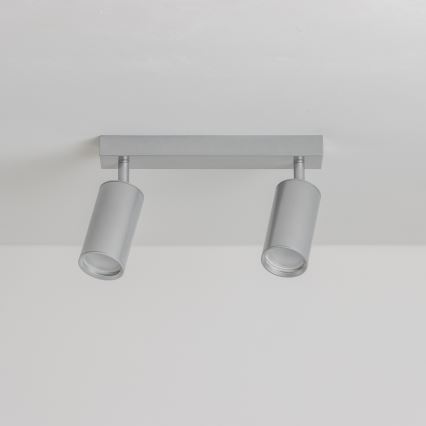 Brilagi - Badrumsspotlight SELE 2xGU10/30W/230V IP44 silver